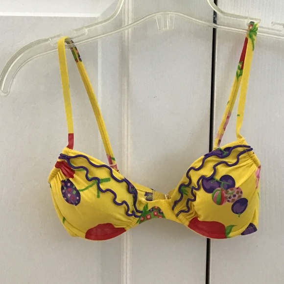 le foglie mare swimwear yellow/multicolored bikini set size S (IT 1) - Picture 6 of 6